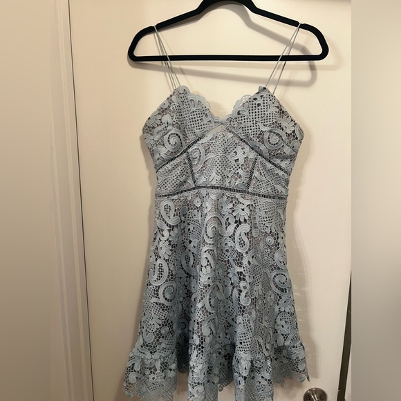 Self-Portrait Lace Cocktail Dress - Picture 1 of 6